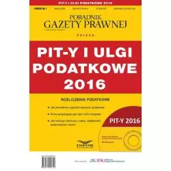 PIT-Y I ULGI PODATKOWE 2016 - Infor