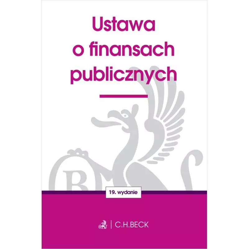 USTAWA O FINANSACH PUBLICZNYCH - C.H.Beck