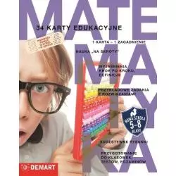 34 KARTY EDUKACYJNYCH MATEMATYKA KLASA 5-8 - Demart