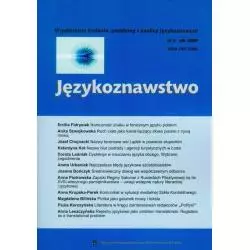 JĘZYKOZNAWSTWO 3/2009 - Akademia Humanistyczno-Ekonomiczna w Łodzi
