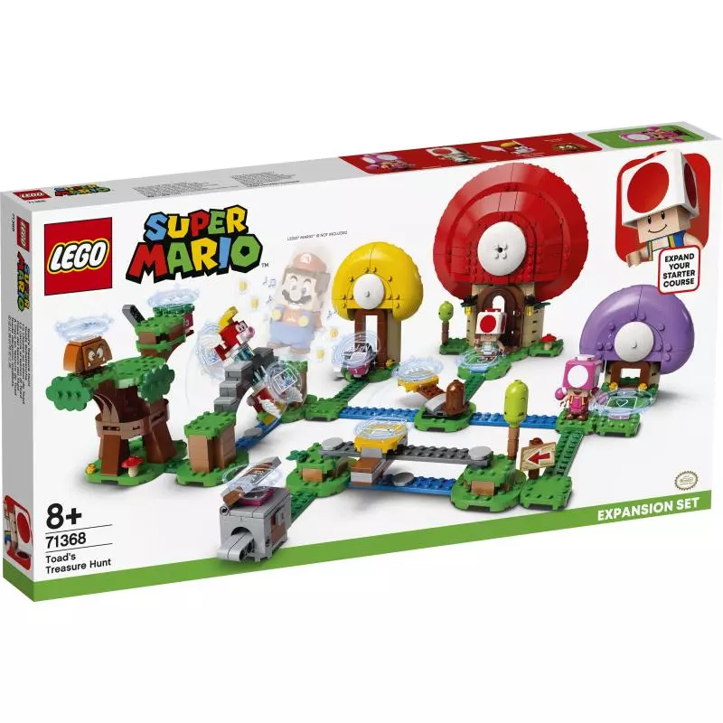 TOAD SZUKA SKARBU ZESTAW ROZSZERZAJĄCY LEGO SUPER MARIO 71368 - Lego