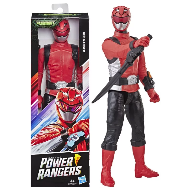 RED RANGER FIGURKA 28 CM POWER RANGERS 4+ - Hasbro