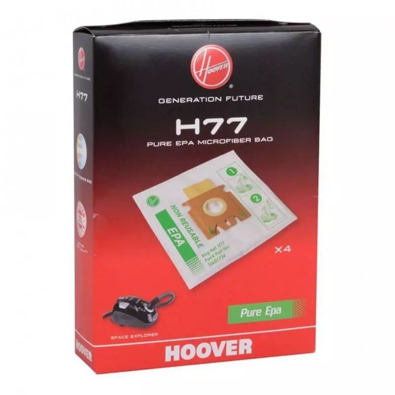 ZESTAW WORKÓW DO ODKURZACZA HOOVER H77 4 SZT. - Hoover