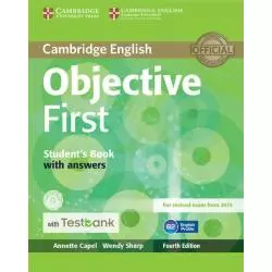 OBJECTIVE FIRST PODRĘCZNIK Z ĆWICZENIAMI + CD Annette Capel - Cambridge University Press