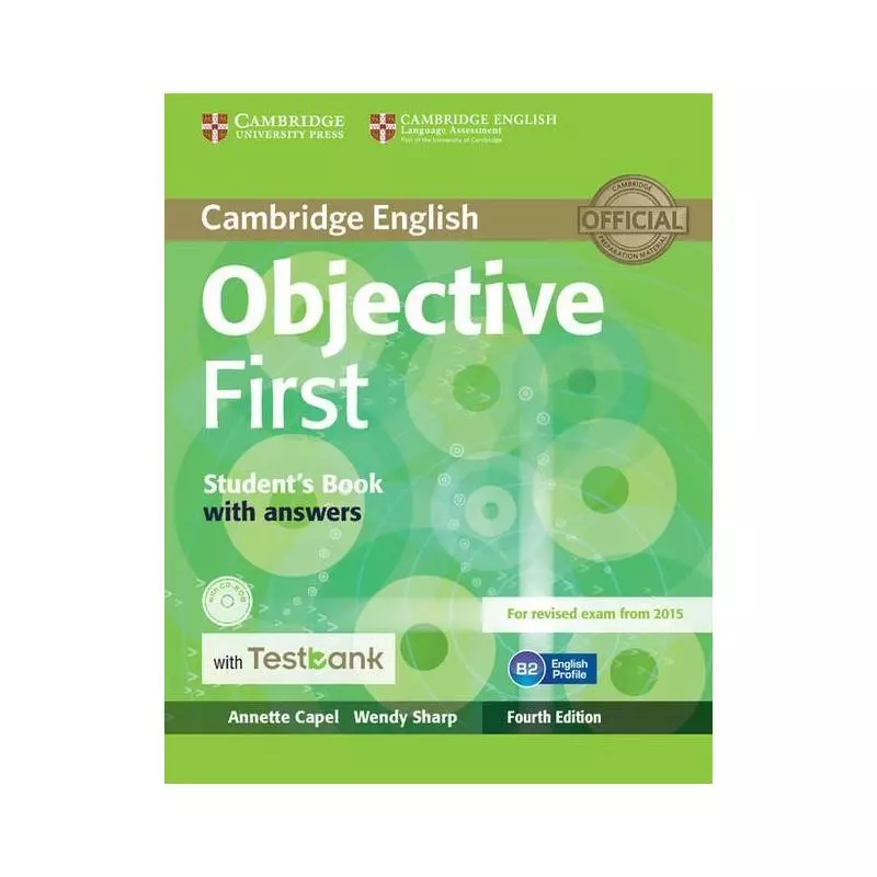 OBJECTIVE FIRST PODRĘCZNIK Z ĆWICZENIAMI + CD Annette Capel - Cambridge University Press