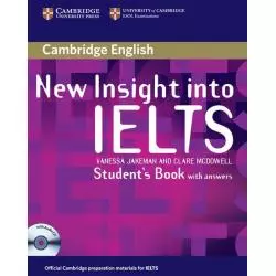 NEW INSIGHT INTO IELTS PODRĘCZNIK + CD Vanessa Jakeman - Cambridge University Press