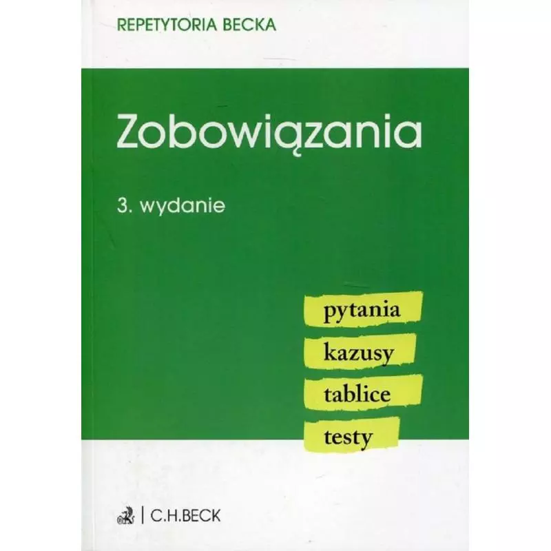 ZOBOWIĄZANIA REPETYTORIA BECKA - C.H. Beck