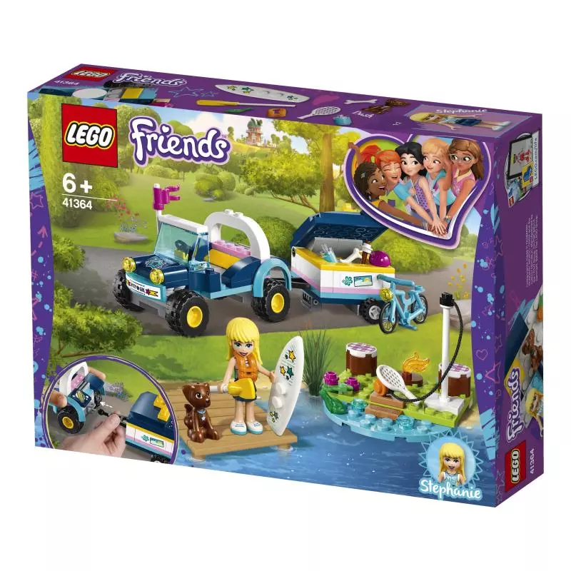 ŁAZIK Z PRZYCZEPKĄ STEPHANIE LEGO FRIENDS 41364 - Lego