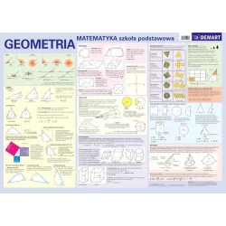 GEOMETRIA SZKOŁA PODSTAWOWA PLANSZA EDUKACYJNA - Demart