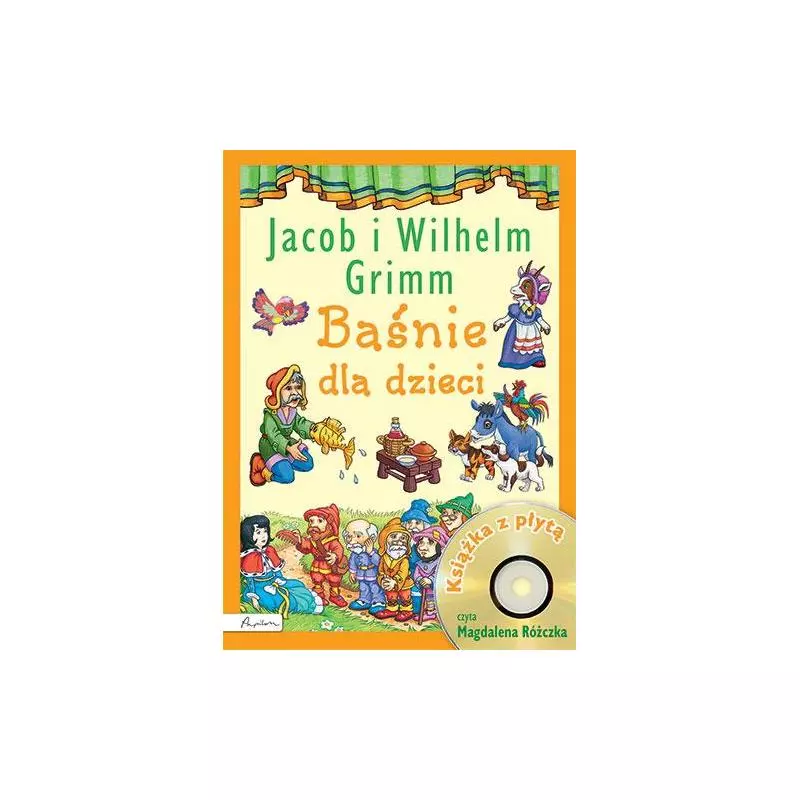BAŚNIE DLA DZIECI JACOB I WILHELM GRIMM + CD - Papilon