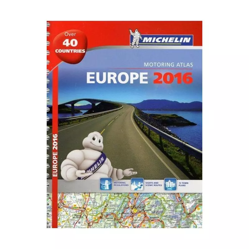 MOTORING ATLAS EUROPE 2016 ATLAS SAMOCHODOWY - Michelin