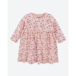 SUKIENKA DZIEWCZĘCA RÓŻOWA KWIATKI 86 CM COOL CLUB - Cool Club