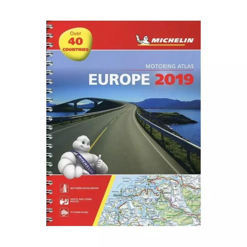 MOTORING ATLAS EUROPE 2019 ATLAS SAMOCHODOWY - Michelin