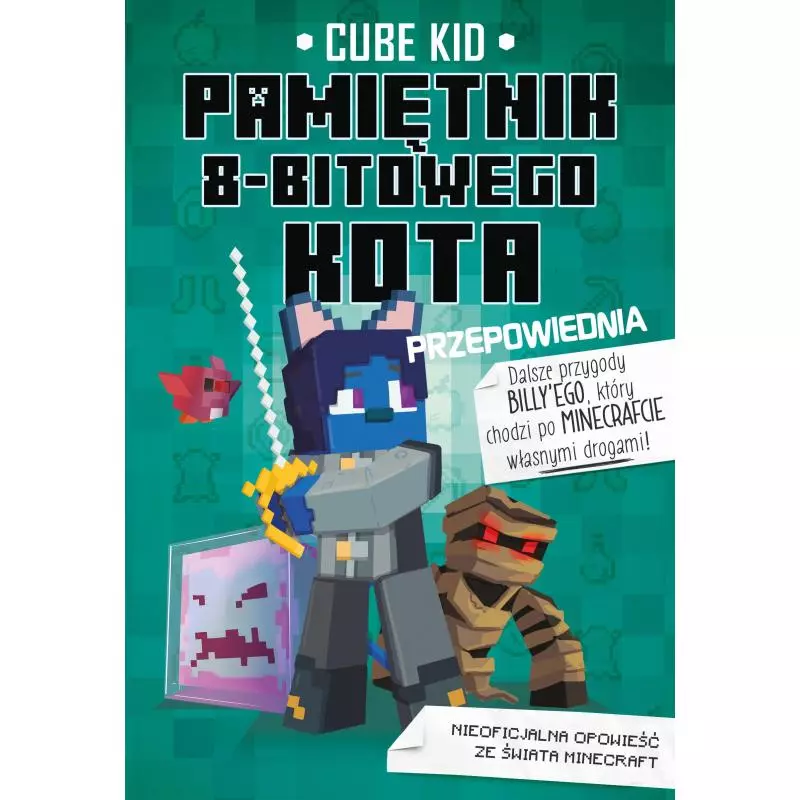PRZEPOWIEDNIA PAMIĘTNIK 8 BITOWEGO KOTA MINECRAFT Cube Kid - Jaguar