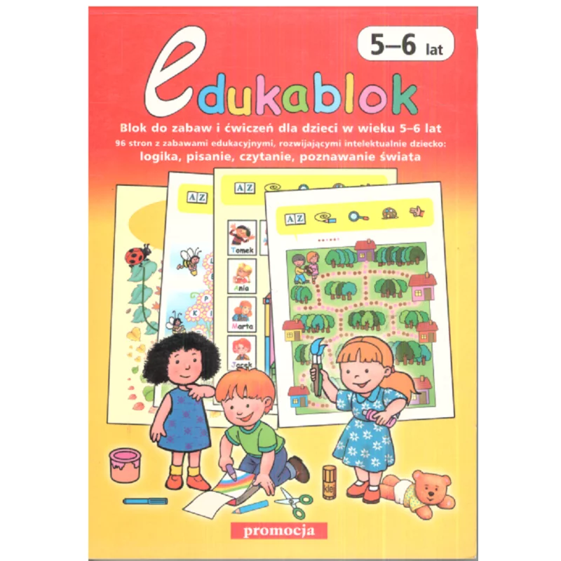 BLOK DO ZABAW I ĆWICZEŃ DLA DZIECI 5+ - Siedmioróg BLOK DO ZABAW I ĆWICZEŃ DLA DZIECI 5+ - Siedmioróg