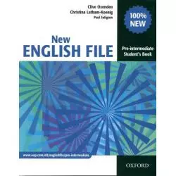 NEW ENGLISH FILE PRE-INTERMEDIATE STUDENTS BOOK - Oxford