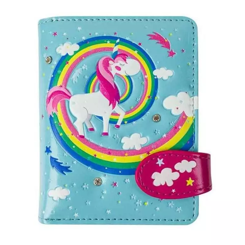 PORTFEL DZIEWCZĘCY JEDNOROŻEC I TĘCZA - Panon