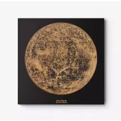 OBRAZ DREWNIANY LUNAR MAP 40 CM SMARTWOOD - Smartwoods