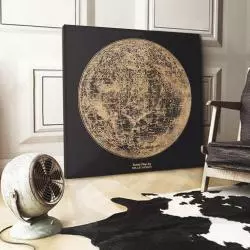 OBRAZ DREWNIANY LUNAR MAP 40 CM SMARTWOOD - Smartwoods
