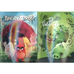 ZESZYT W TRZY LINIE 16 KARTEK A5 ANGRY BIRDS - Interdruk