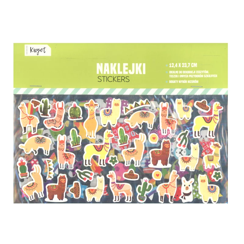 LAMA DEKORACYJNE NAKLEJKI WYPUKŁE - Joinco