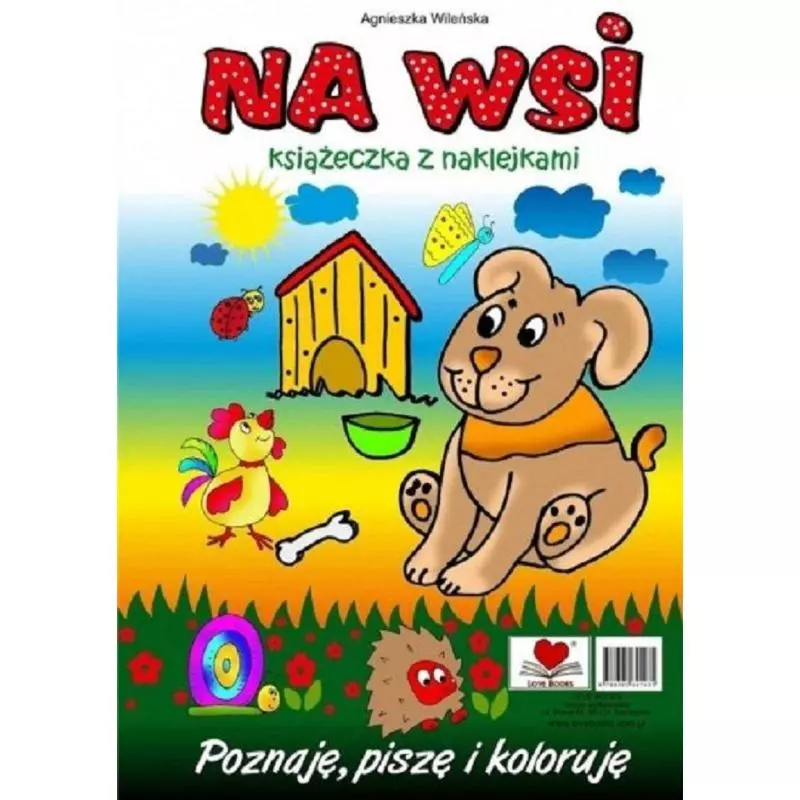 NA WSI KSIĄŻECZKA Z NAKLEJKAMI Agnieszka Wileńska - Love Books