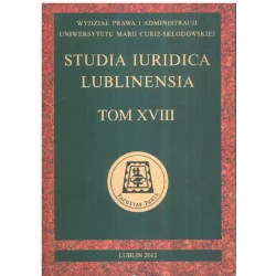 STUDIA IURIDICA LUBLINENSIA XVIII - UMCS