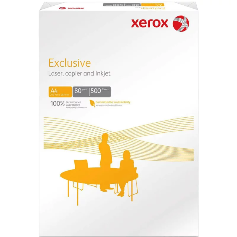 PAPIER BIUROWY KSERO A4 XEROX EXCLUSIVE RYZA 500 KARTEK 80G - 