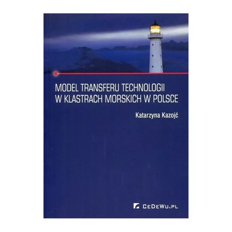 MODEL TRANSFERU TECHNOLOGII W KLASTRACH MORSKICH W POLSCE Katarzyna Kozojć - CEDEWU