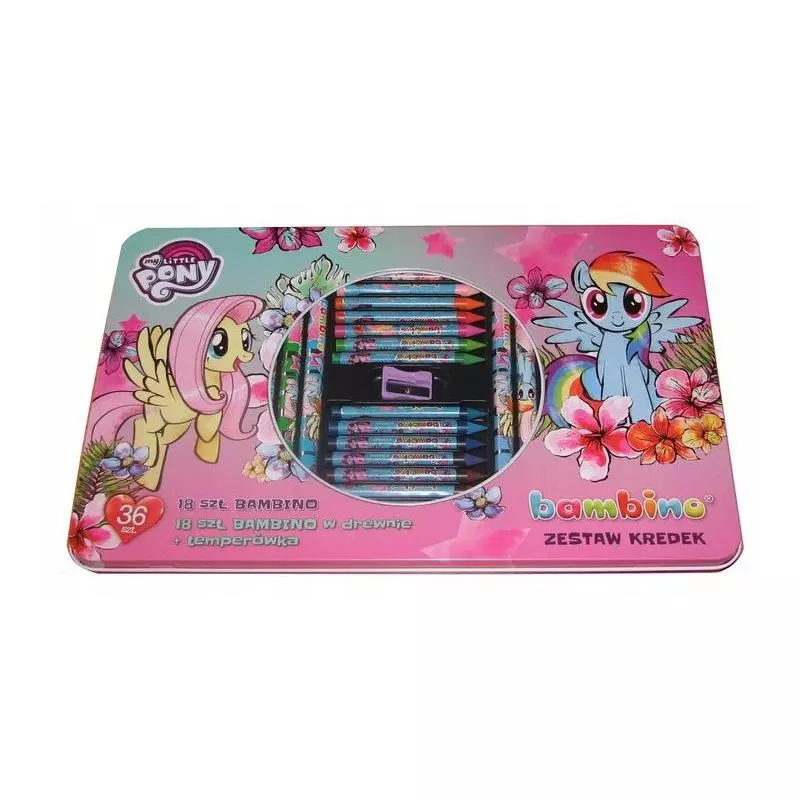 ZESTAW KREDEK BAMBINO MY LITTLE PONY 36 SZTUK - St. Majewski