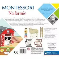 MONTESSORI NA FARMIE GRA EDUKACYJNA 3-7 lAT - Clementoni