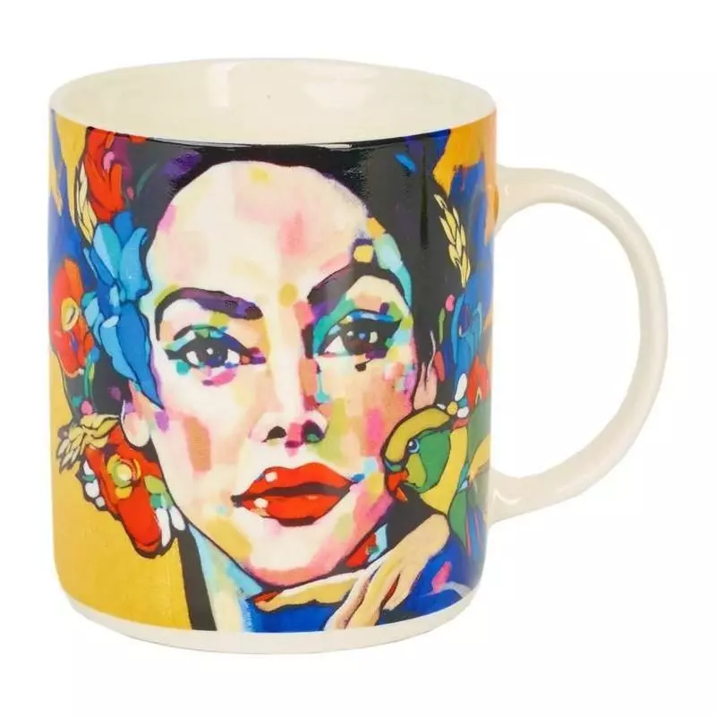 KUBEK PORCELANOWY FRIDA JASIŃSKI 400ML - Panon