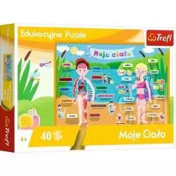 MOJE CIAŁO PUZZLE EDUKACYJNE 40 ELEMENTÓW 4+ - Trefl