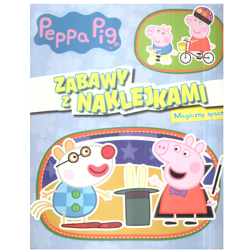 PEPPA PIG ZABAWY Z NAKLEJKAMI MAGICZNY SPACER - Media Service Zawada