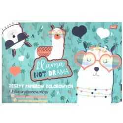 ZESZYT PAPIERÓW KOLOROWYCH A4 17 KARTEK - St. Majewski