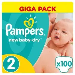 PIELUSZKI PAMPERS NEW BABY-DRY 100 SZT. ROZMIAR 2 - Procter & Gamble