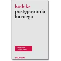 KODEKS POSTĘPOWANIA KARNEGO - od.nowa