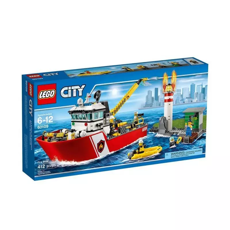 ŁÓDŹ STRAŻACKA LEGO CITY 60109 - Lego