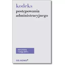 KODEKS POSTĘPOWANIA ADMINISTRACYJNEGO - od.nowa