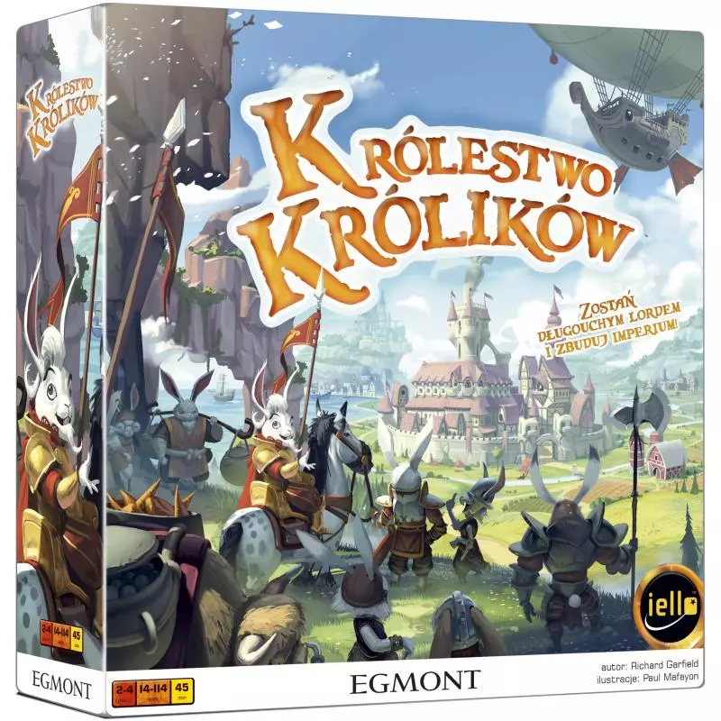 KRÓLESTWO KRÓLIKÓW GRA PLANSZOWA 14+ - Egmont KRÓLESTWO KRÓLIKÓW GRA PLANSZOWA 14+ - Egmont