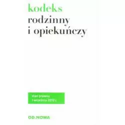KODEKS RODZINNY I OPIEKUŃCZY - od.nowa