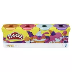 CIASTOLINA PLAY-DOH 4 TUBY SŁODKICH KOLORÓW 2+ - Hasbro