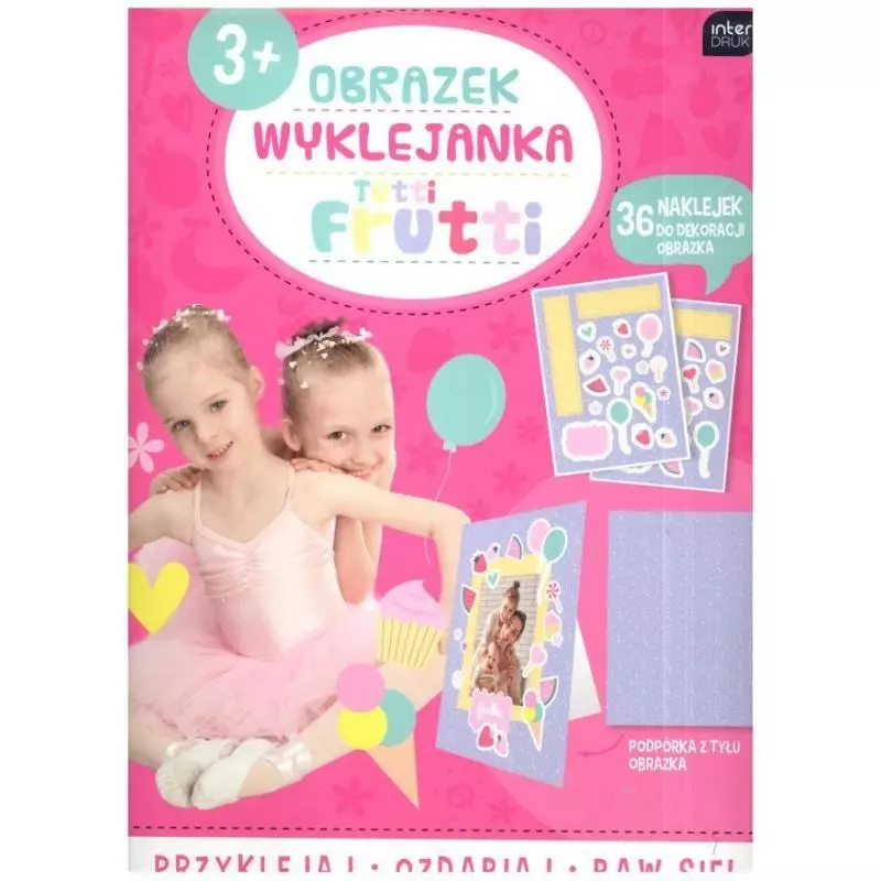 OBRAZEK WYKLEJANKA TUTTI FRUTTI 3+ - Interdruk