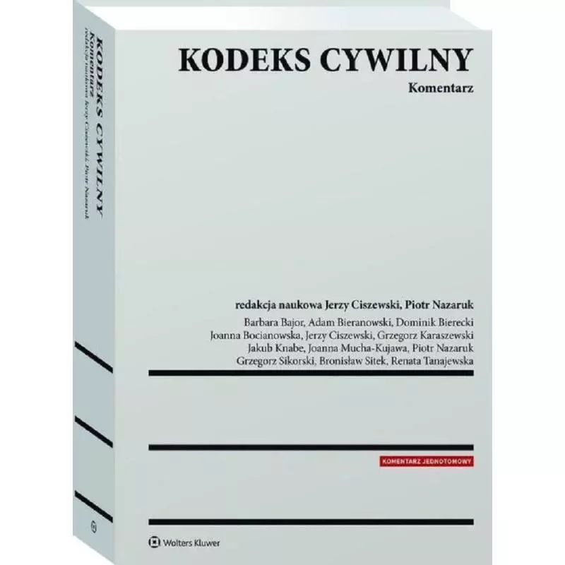 KODEKS CYWILNY KOMENTARZ - Wolters Kluwer