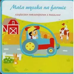 MAŁA MYSZKA NA FARMIE. KSIĄŻECZKA HARMONIJKA Z PUZZLAMI - Yoyo Books