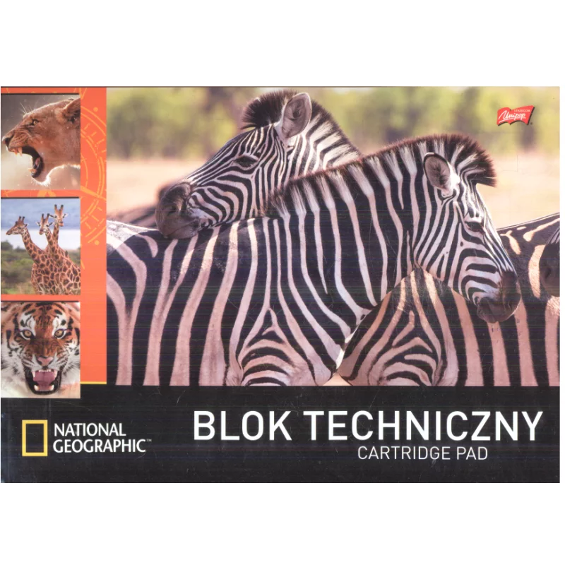 BLOK TECHNICZNY BIAŁY 10 KARTEK A4 NATIONAL GEOGRAPHIC - St. Majewski