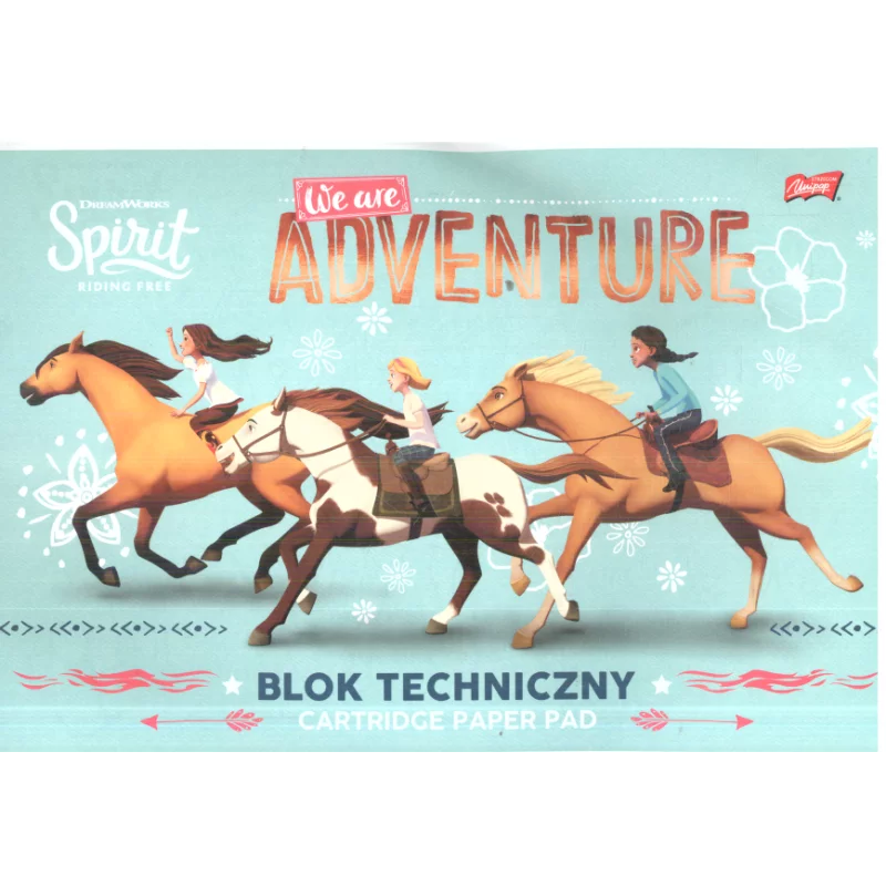 BLOK TECHNICZNY BIAŁY 10 KARTEK A4 - St. Majewski