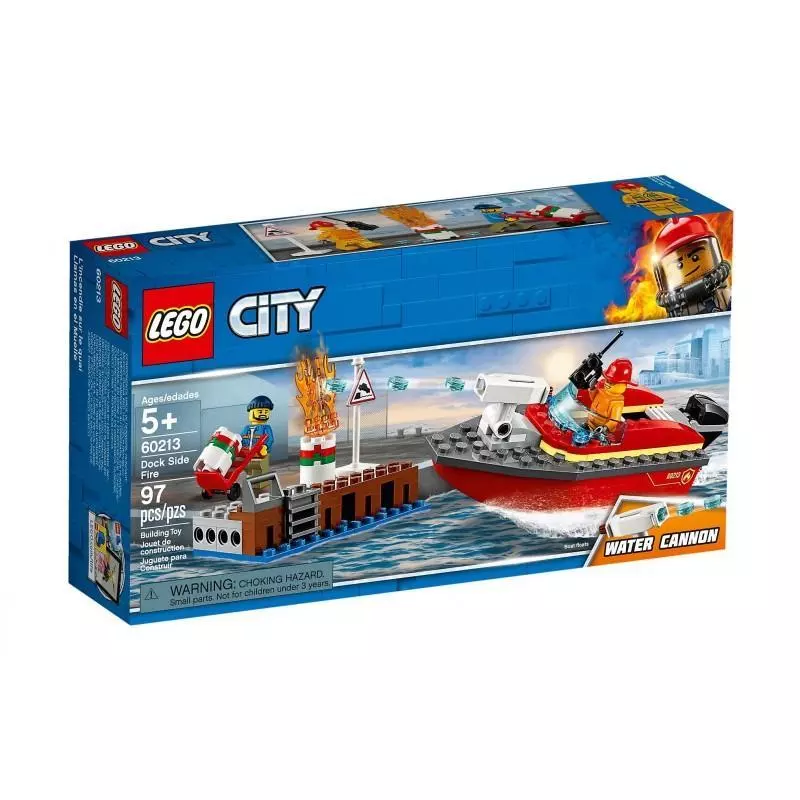 POŻAR W DOKACH LEGO CITY 60213 - Lego