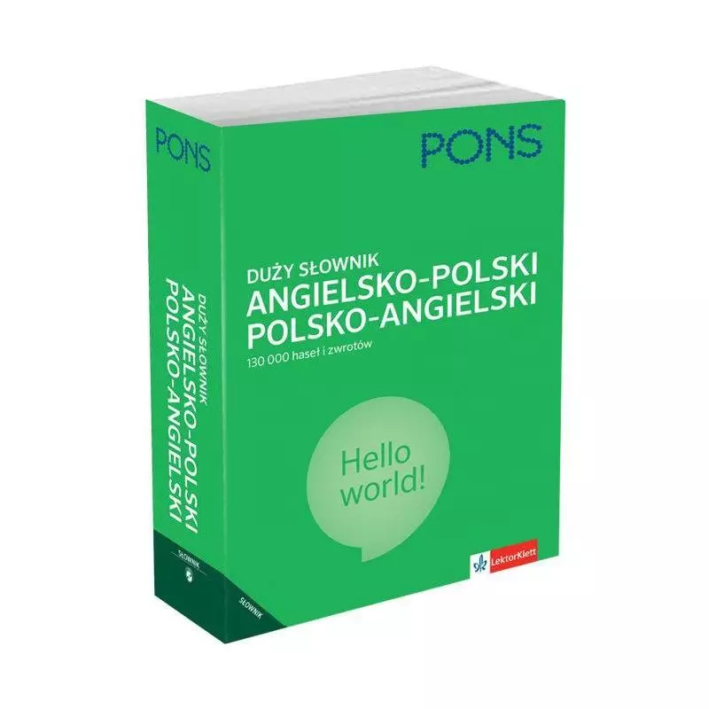 DUŻY SŁOWNIK ANGIELSKO-POLSKI POLSKO-ANGIELSKI - LektorKlett