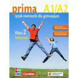 PRIMA 2 PODRĘCZNIK Z PŁYTĄ CD Jin Friederike, Rizou Grammatiki, Rohrmann Lutz - BC Edukacja